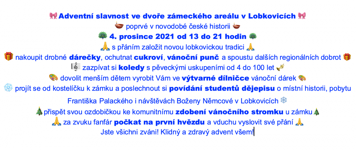Advent na zamku AP FB post